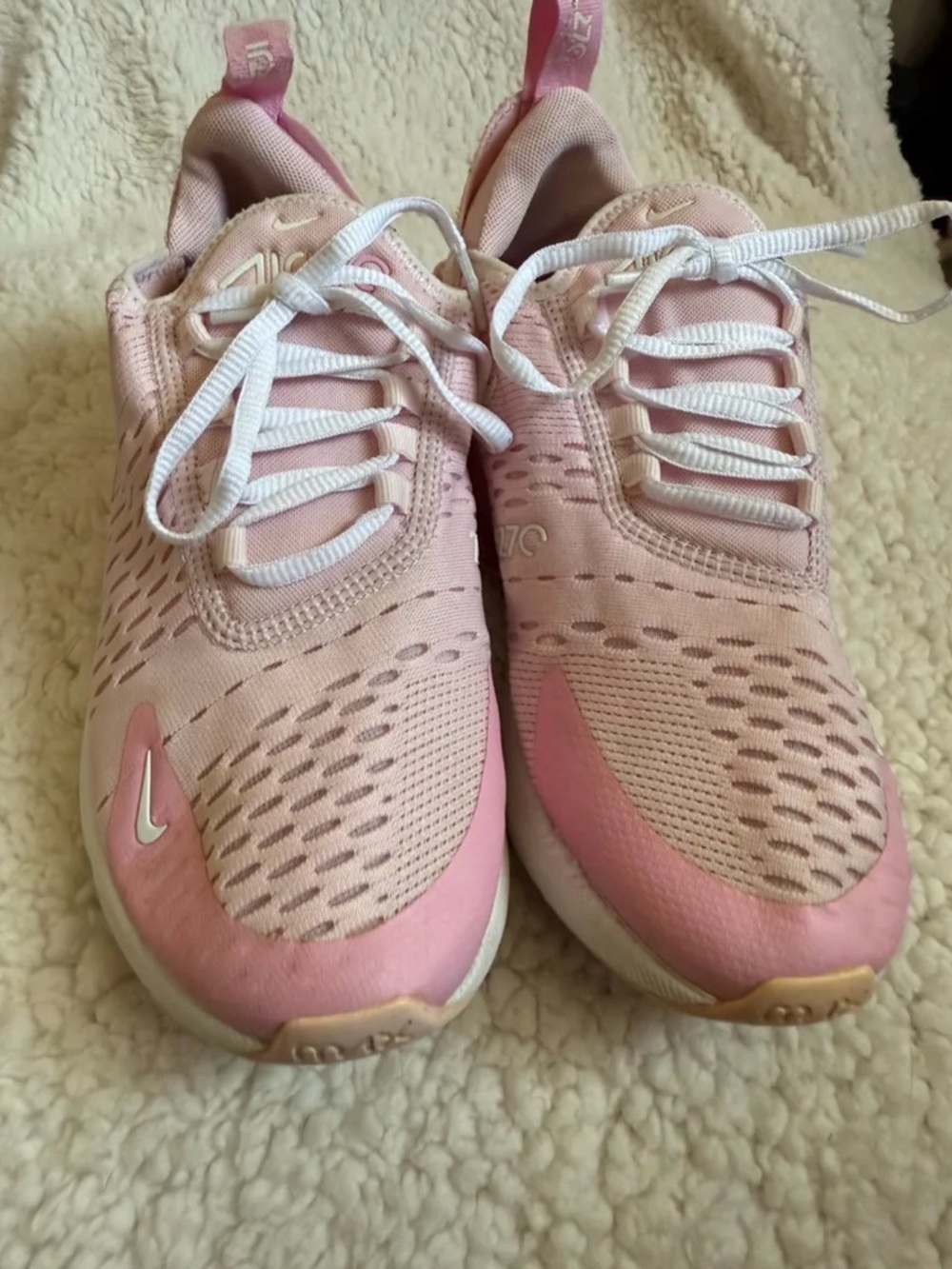 Nike Women’s Pink Lace-Up Athletic Sneakers